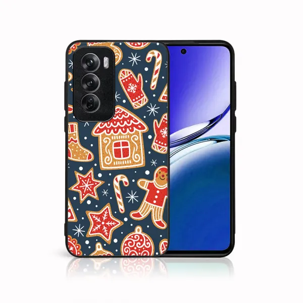 MY ART Kryt s vianočným dizajnom Oppo Reno12 5G CHRISTMAS (069)