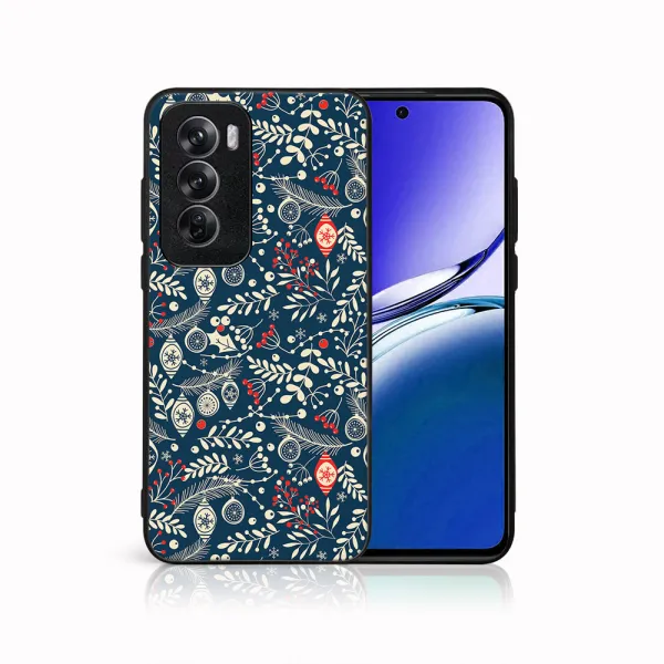 MY ART Kryt s vianočným dizajnom Oppo Reno12 5G MISTLETOE (070)