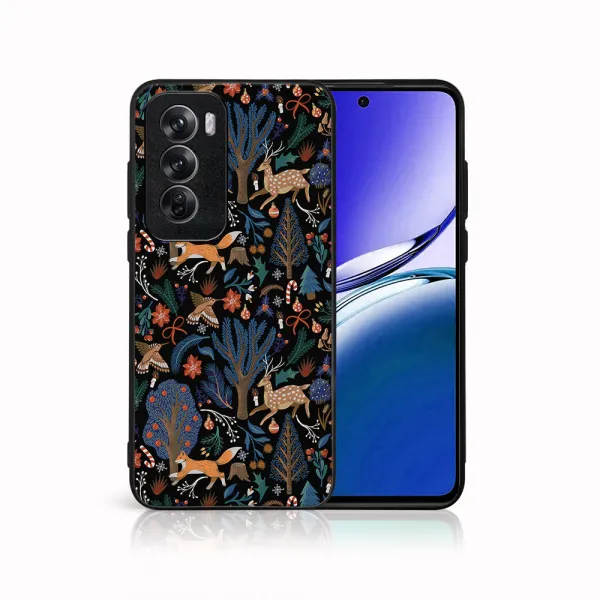 MY ART Kryt s vianočným dizajnom Oppo Reno12 5G WINTER (071)