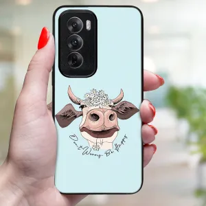 MY ART Ochranný kryt pre Oppo Reno12 5G HAPPY COW (181)