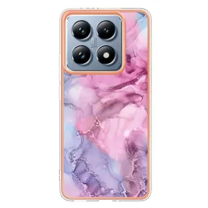 IMD MARBLE Ochranný kryt pre Xiaomi 14T PINK PURPLE
