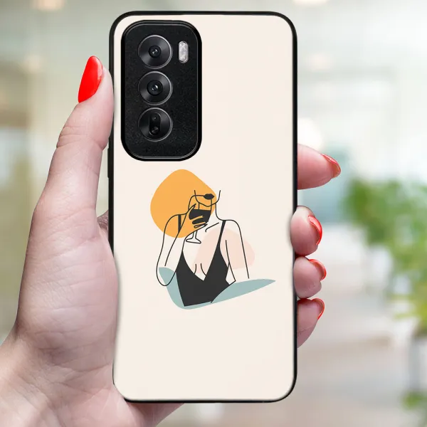 MY ART Ochranný kryt pre Oppo Reno12 5G WOMAN (197)