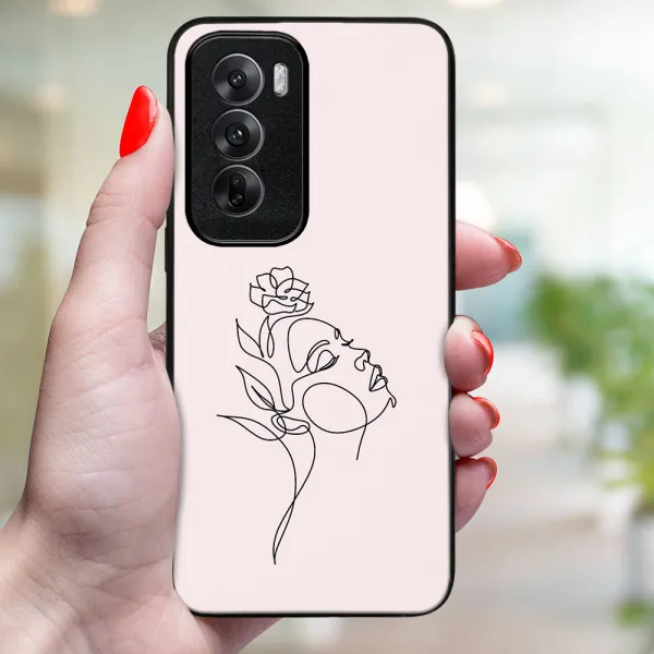 MY ART Ochranný kryt pre Oppo Reno12 5G ROSE GIRL (198)