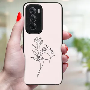 MY ART Ochranný kryt pre Oppo Reno12 5G ROSE GIRL (198)