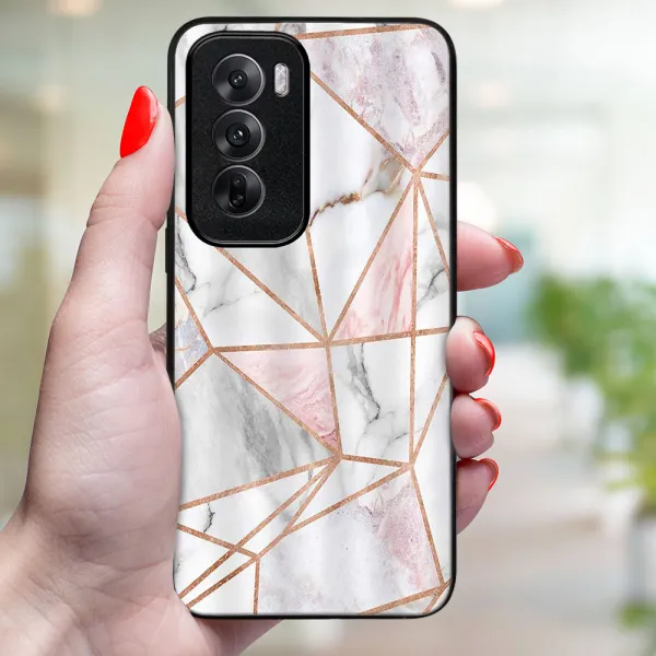 MY ART Ochranný kryt pre Oppo Reno12 5G PINK MARBLE (143)