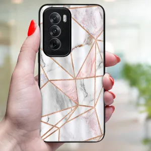 MY ART Ochranný kryt pre Oppo Reno12 5G PINK MARBLE (143)