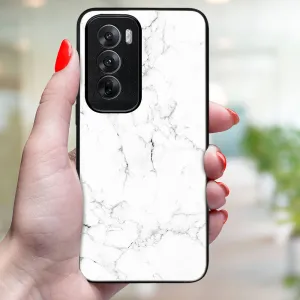 MY ART Ochranný kryt pre Oppo Reno12 5G WHITE MARBLE (144)