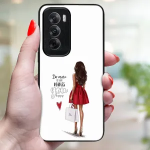 MY ART Ochranný kryt pre Oppo Reno12 5G RED DRESS (137)