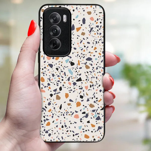 MY ART Ochranný kryt pre Oppo Reno12 5G BEIGE TERRAZZO (162)