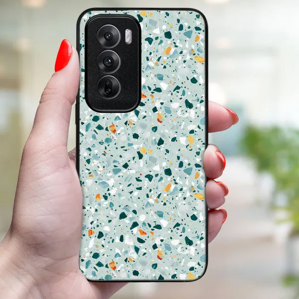 MY ART Ochranný kryt pre Oppo Reno12 5G BLUE TERRAZZO (164)