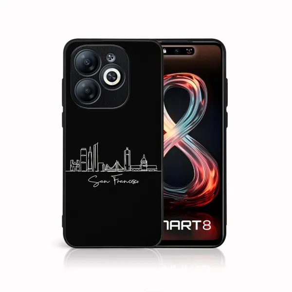 MY ART Ochranný kryt pre Infinix Smart 8 SAN FRANCISCO (212)