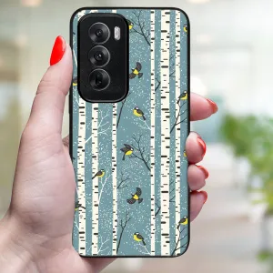 MY ART Kryt s vianočným dizajnom Oppo Reno12 5G BIRCH (072)