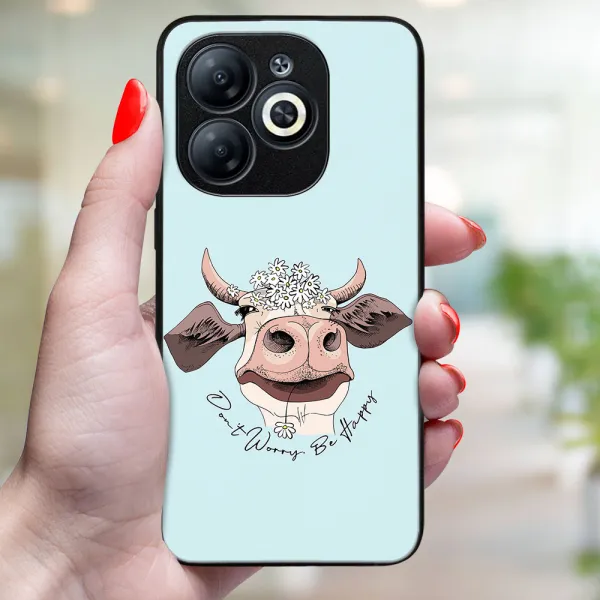 MY ART Ochranný kryt pre Infinix Smart 8 HAPPY COW (181)