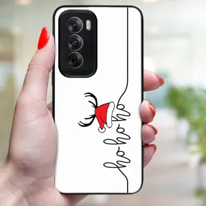 MY ART Kryt s vianočným dizajnom Oppo Reno12 5G HOHOHO (073)