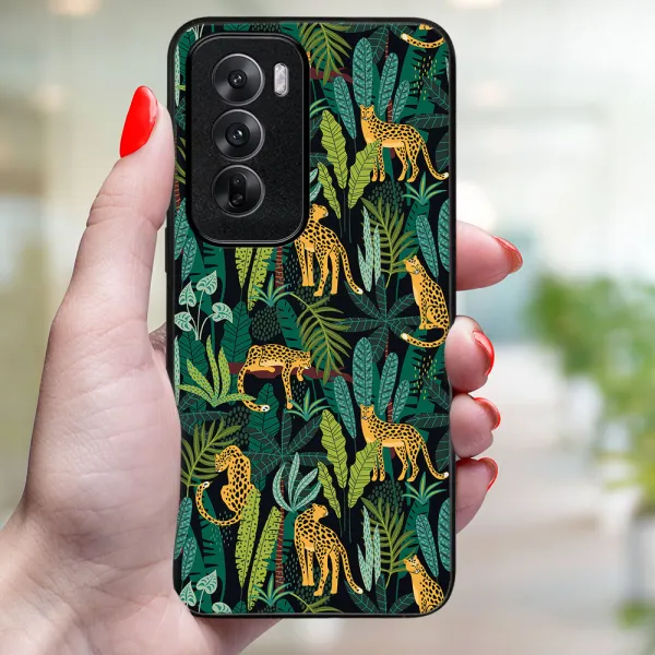 MY ART Ochranný kryt pre Oppo Reno12 5G LEOPARD (239)