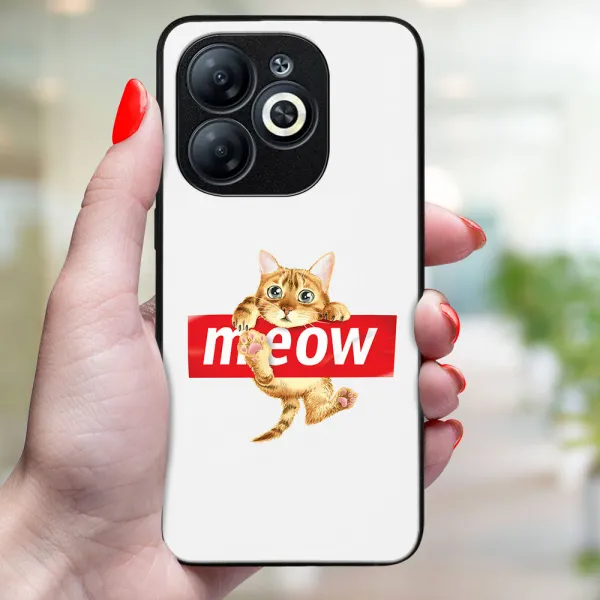 MY ART Ochranný kryt pre Infinix Smart 8 MEOW (183)