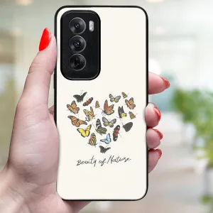 MY ART Ochranný kryt pre Oppo Reno12 5G BUTTERFLIES (240)