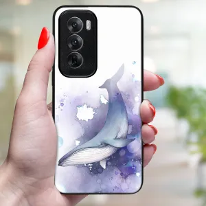 MY ART Ochranný kryt pre Oppo Reno12 5G WHALE (242)
