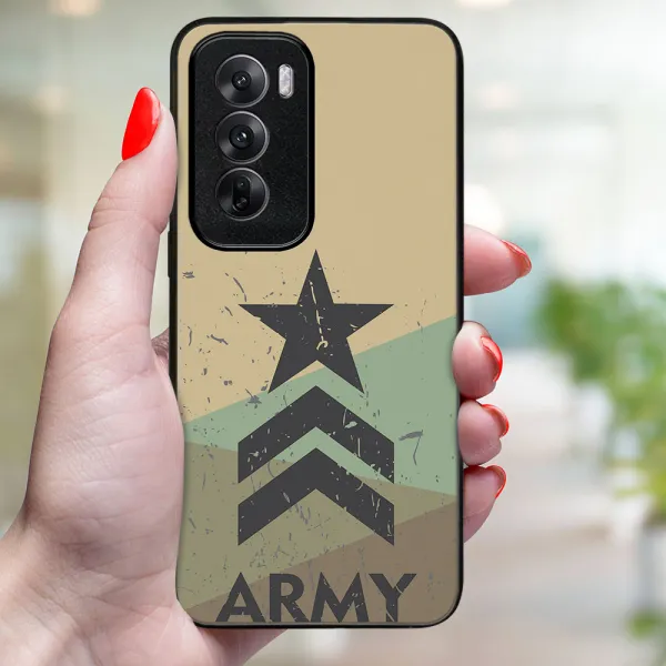 MY ART Ochranný kryt pre Oppo Reno12 5G ARMY (236)
