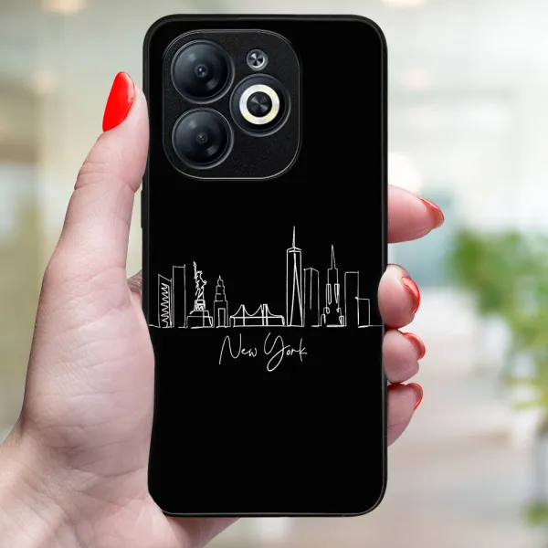 MY ART Ochranný kryt pre Infinix Smart 8 NEW YORK (207)