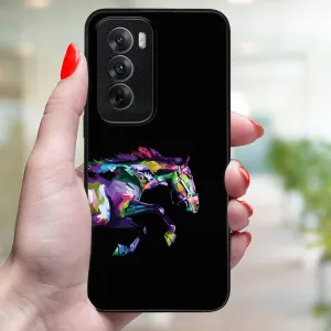 MY ART Ochranný kryt pre Oppo Reno12 5G HORSE (249)