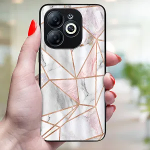 MY ART Ochranný kryt pre Infinix Smart 8 PINK MARBLE (143)