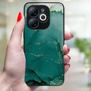 MY ART Ochranný kryt pre Infinix Smart 8 GREEN MARBLE (145)