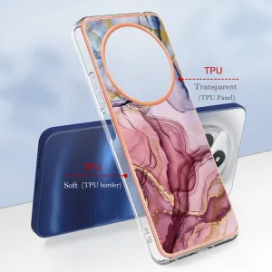 IMD MARBLE Ochranný kryt pre Xiaomi Redmi 14C / Poco C75 ROSE RED