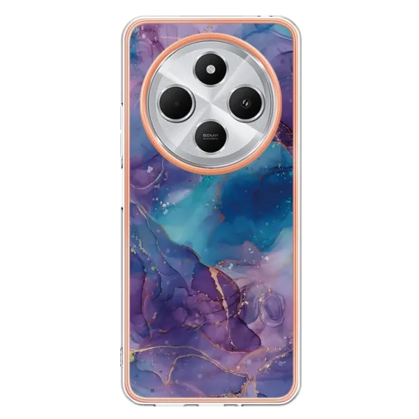 IMD MARBLE Ochranný kryt pre Xiaomi Redmi 14C / Poco C75 PURPLE