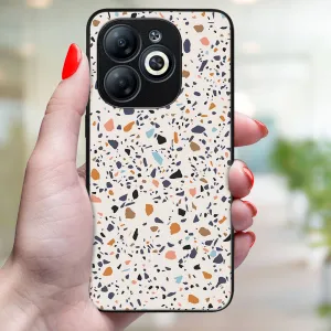 MY ART Ochranný kryt pre Infinix Smart 8 BEIGE TERRAZZO (162)