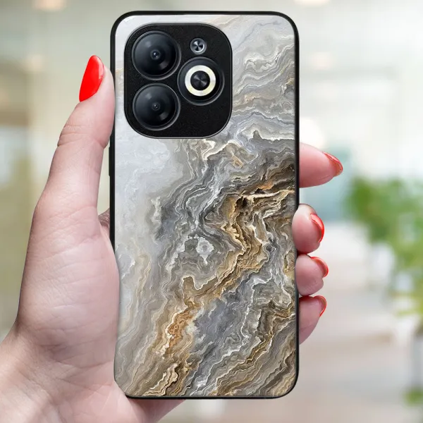 MY ART Ochranný kryt pre Infinix Smart 8 BEIGE (151)