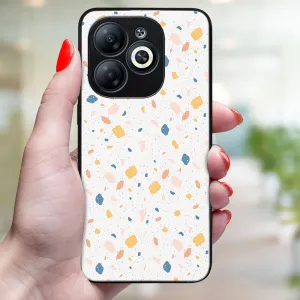 MY ART Ochranný kryt pre Infinix Smart 8 ORANGE TERRAZZO (165)