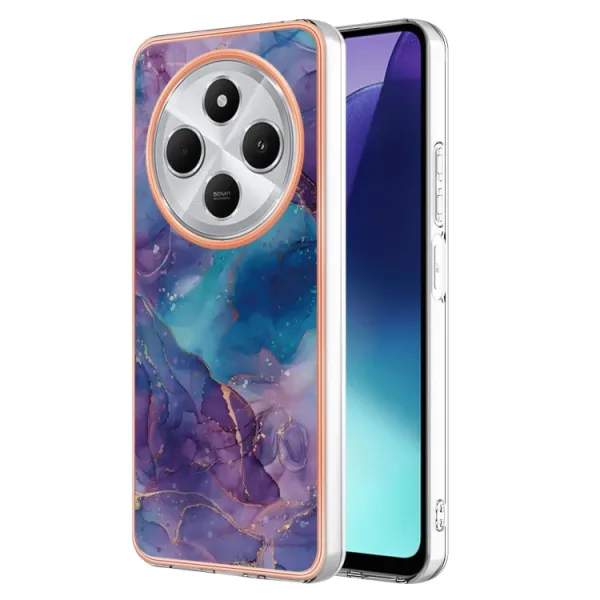 IMD MARBLE Ochranný kryt pre Xiaomi Redmi 14C / Poco C75 PURPLE