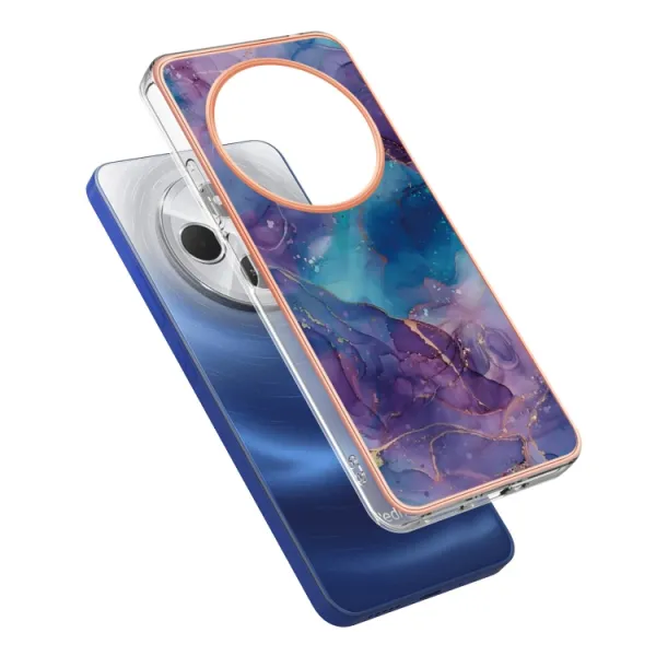 IMD MARBLE Ochranný kryt pre Xiaomi Redmi 14C / Poco C75 PURPLE