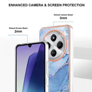 IMD MARBLE Ochranný kryt pre Xiaomi Redmi 14C / Poco C75 BLUE