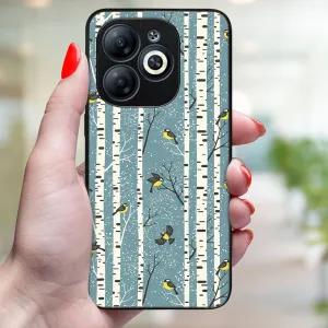 MY ART Kryt s vianočným dizajnom Infinix Smart 8 BIRCH (072)