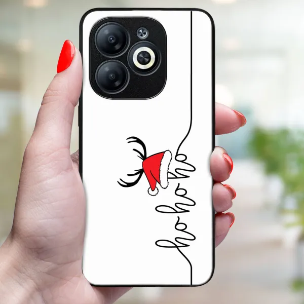 MY ART Kryt s vianočným dizajnom Infinix Smart 8 HOHOHO (073)