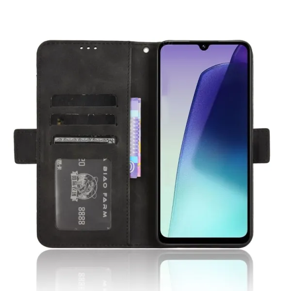 SLOT Peňaženkový obal pre Xiaomi Redmi 14C / Poco C75 čierny