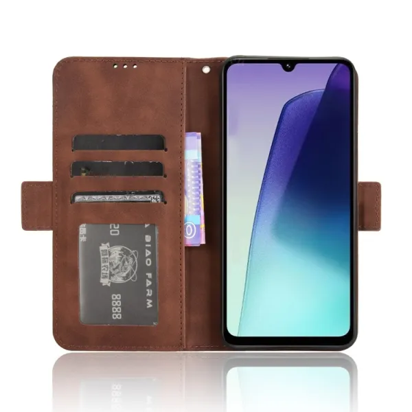 SLOT Peňaženkový obal pre Xiaomi Redmi 14C / Poco C75 hnedý