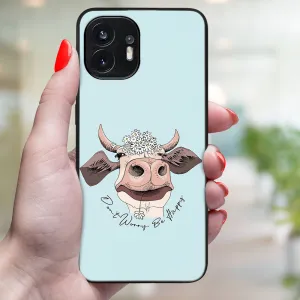 MY ART Ochranný kryt pre Nothing Phone 2 HAPPY COW (181)