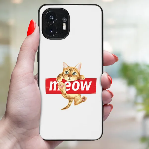 MY ART Ochranný kryt pre Nothing Phone 2 MEOW (183)