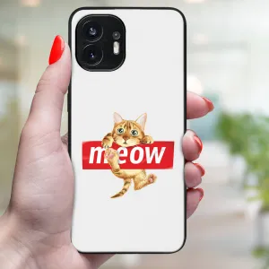 MY ART Ochranný kryt pre Nothing Phone 2 MEOW (183)
