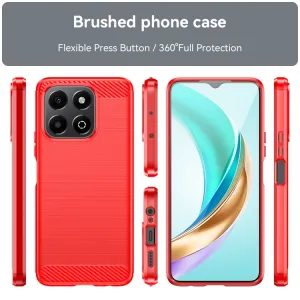 FLEXI TPU Ochranný kryt Honor X6b červený