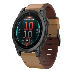 SYNTHETIC Remienok pre Garmin Fenix 8 51mm svetlohnedý