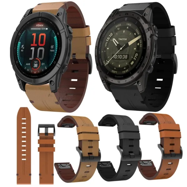 SYNTHETIC Remienok pre Garmin Fenix 8 51mm svetlohnedý