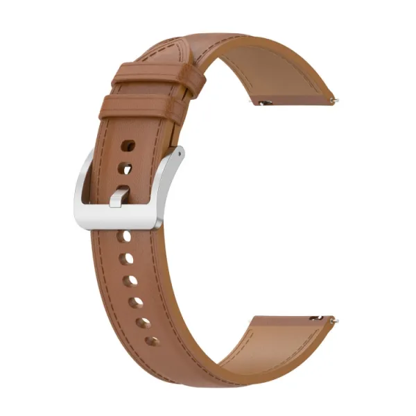 LEATHER Kožený remienok pre Garmin Forerunner 165 svetlohnedý
