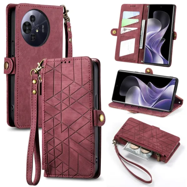 GEOM Peňaženkové puzdro pre TCL 50 Pro NxtPaper červené