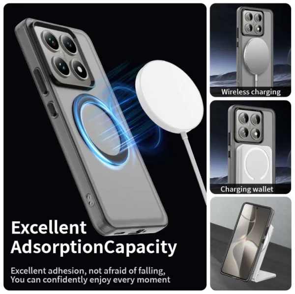 CANDY MAGSAFE Ochranný obal pre Xiaomi 14T čierny