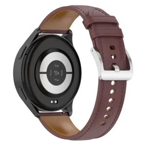LEATHER Kožený remienok pre Garmin Forerunner 165 tmavohnedý
