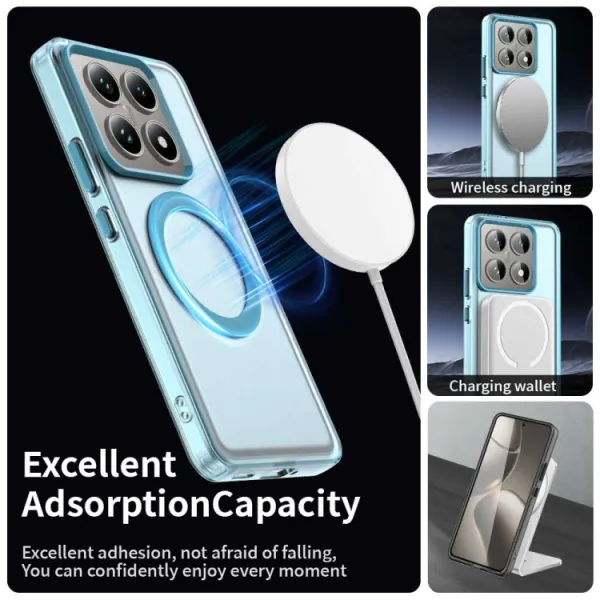 CANDY MAGSAFE Ochranný obal pre Xiaomi 14T modrý